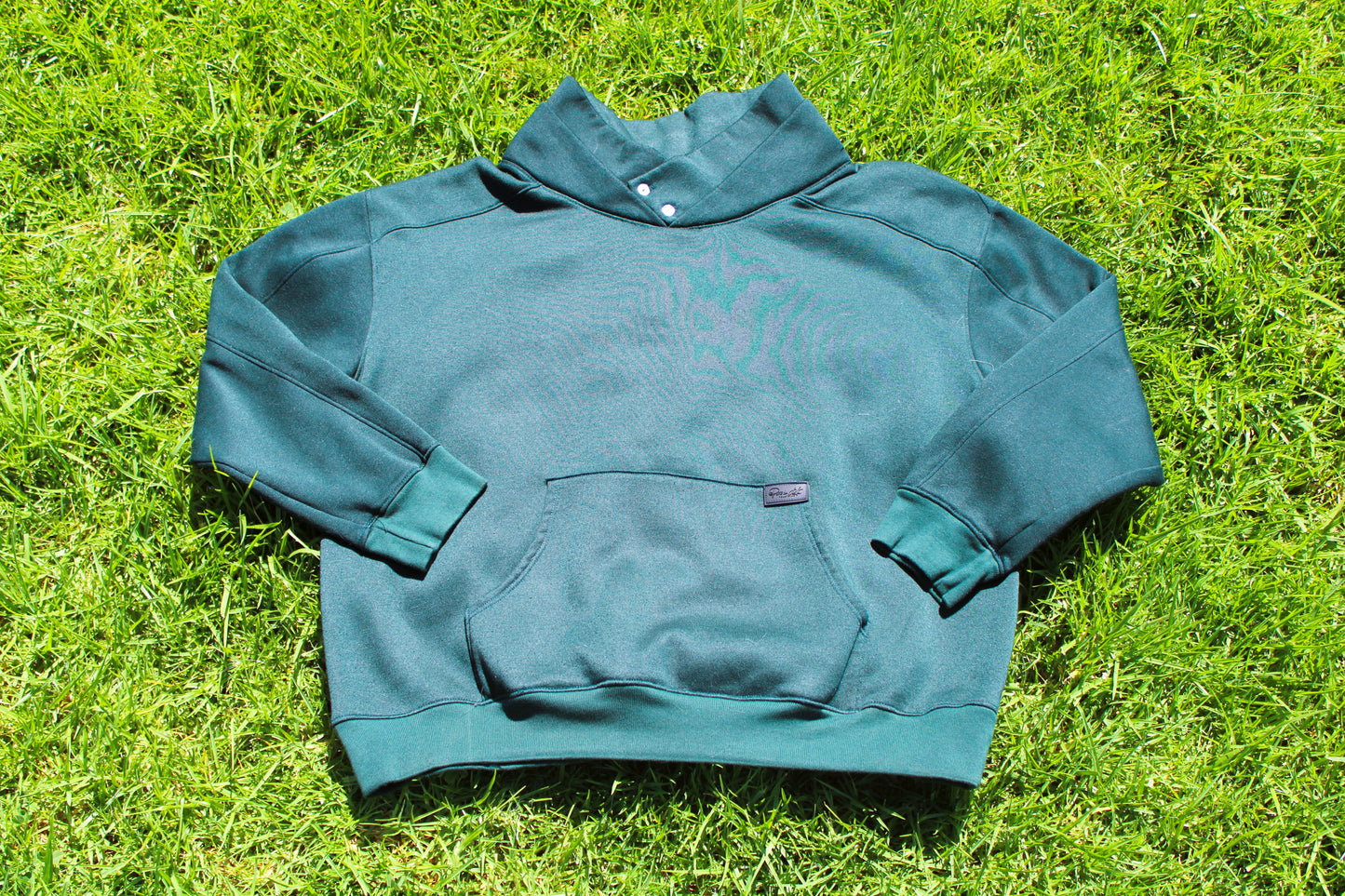 Dark Green Shawl Collar Sweater