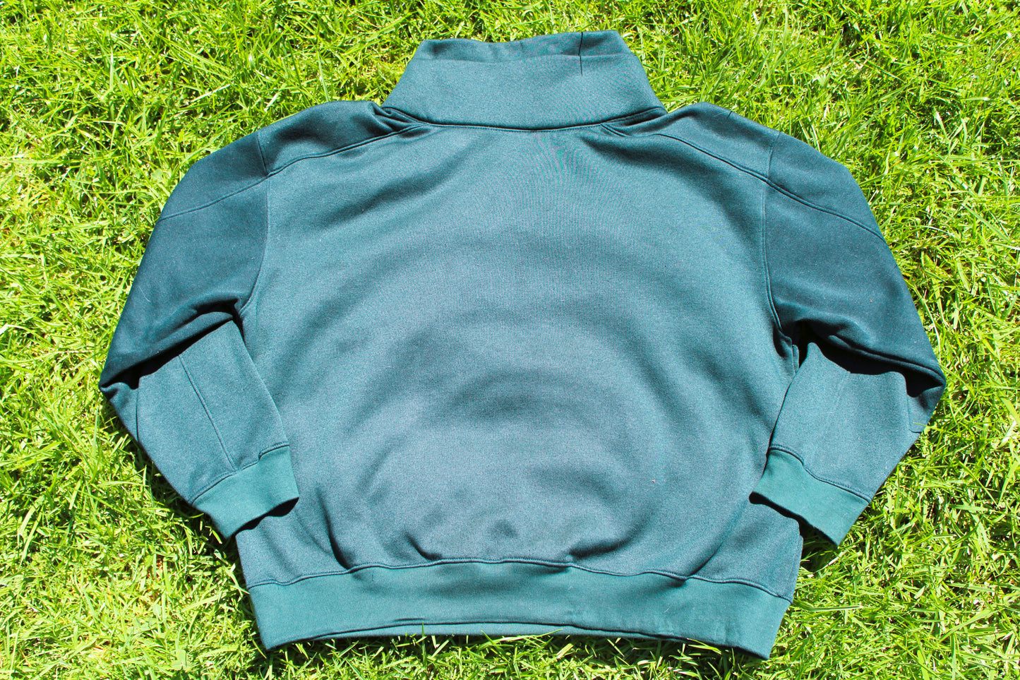 Dark Green Shawl Collar Sweater