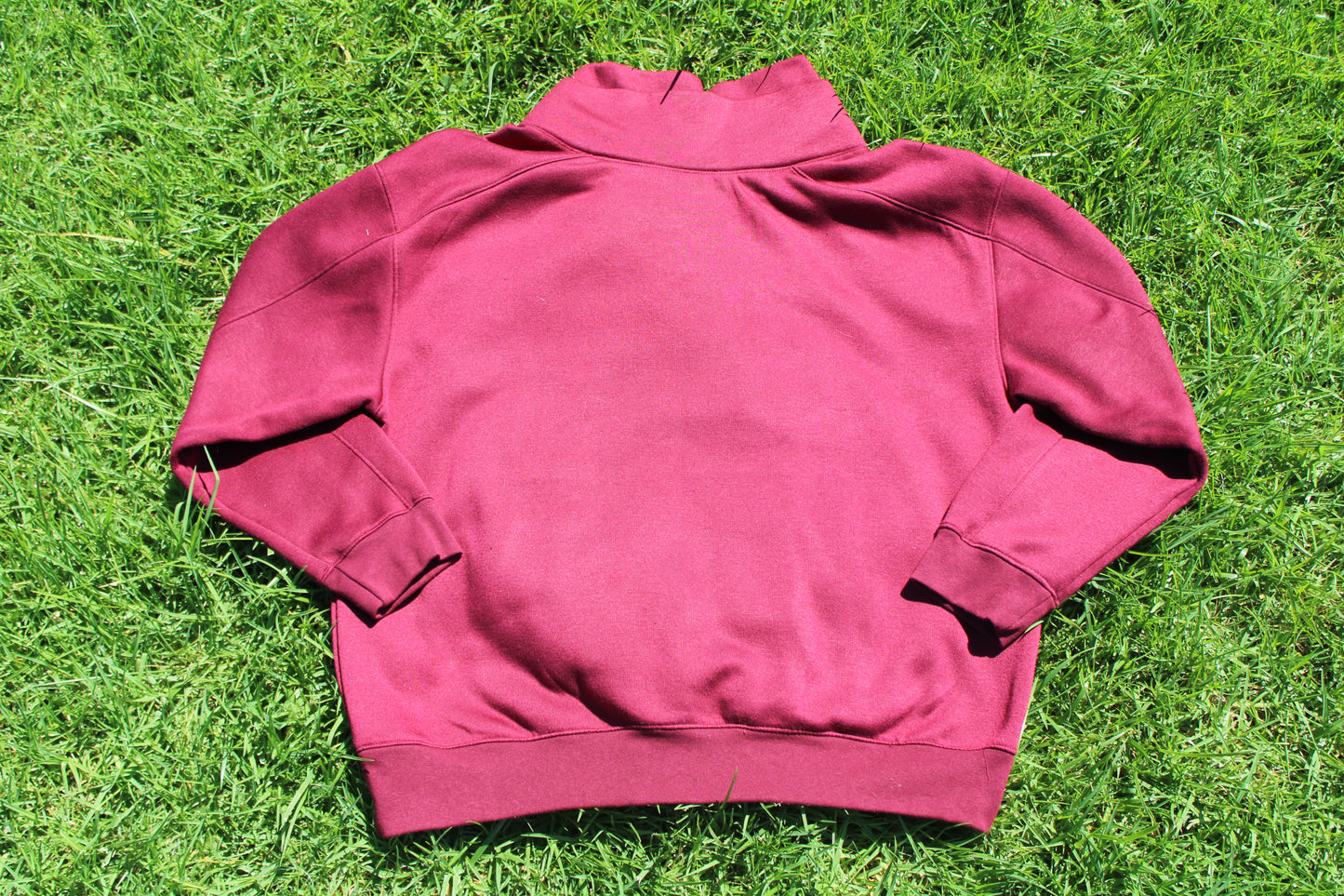 Wine Shawl Collar Sweater
