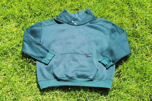 Dark Green Shawl Collar Sweater