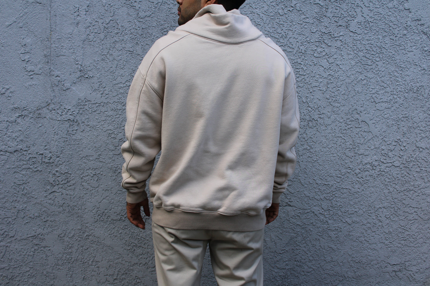 Light Brown Shawl Collar Sweater